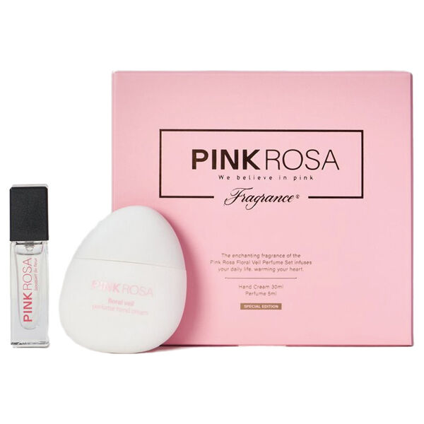  「PINKROSA パフューム＆フレグランスハンドクリームセット フローラルヴェール (5ml、30ml)」|キット・セット|