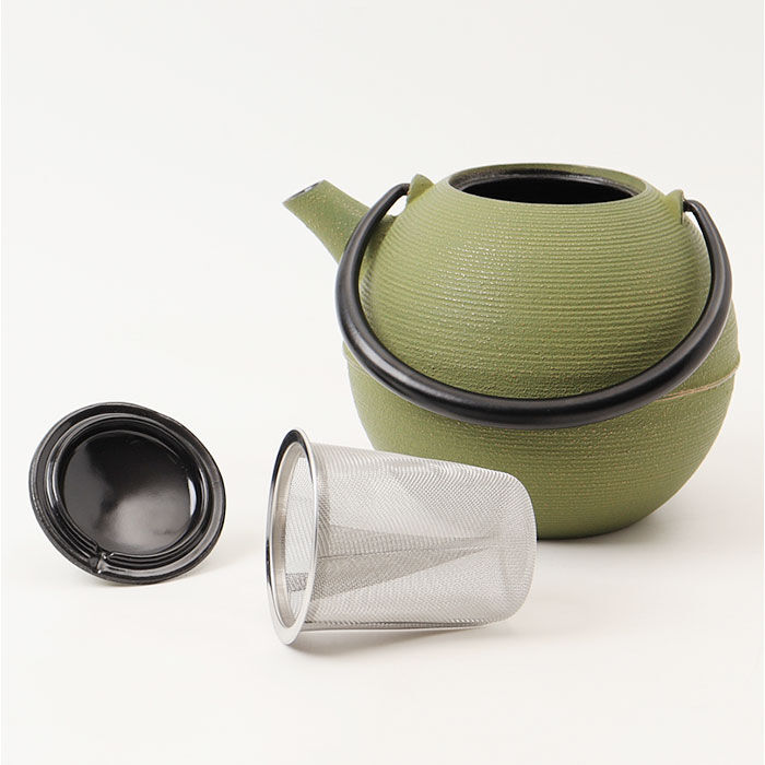 BACKYARD FAMILY「南部鉄器 急須 おしゃれ 通販 日本製 鉄瓶 鉄急須 岩鋳 お茶 ポット 藍花 aika 日の丸」|食器・キッチングッズ|