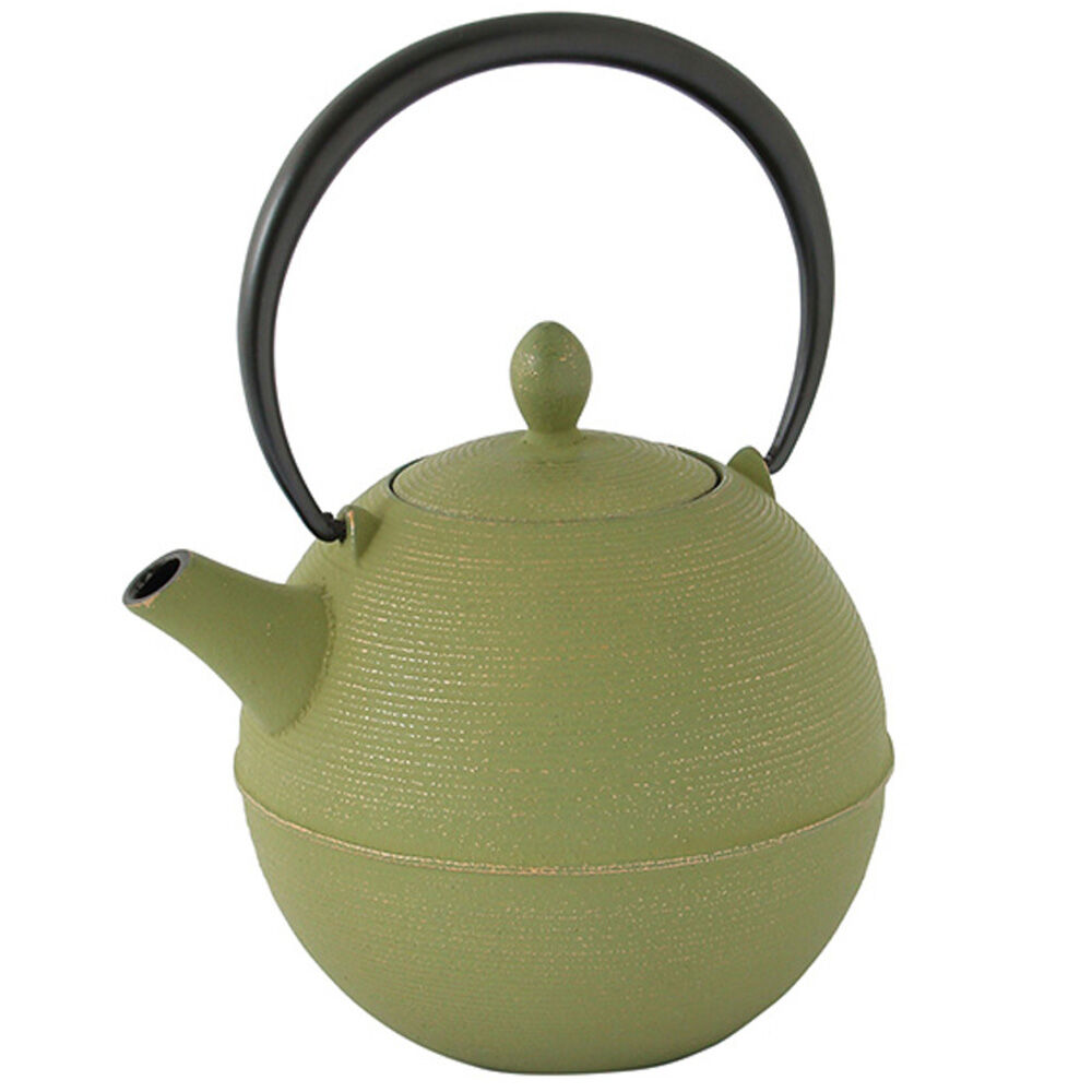 BACKYARD FAMILY「南部鉄器 急須 おしゃれ 通販 日本製 鉄瓶 鉄急須 岩鋳 お茶 ポット 藍花 aika 日の丸」|食器・キッチングッズ|グリーン1