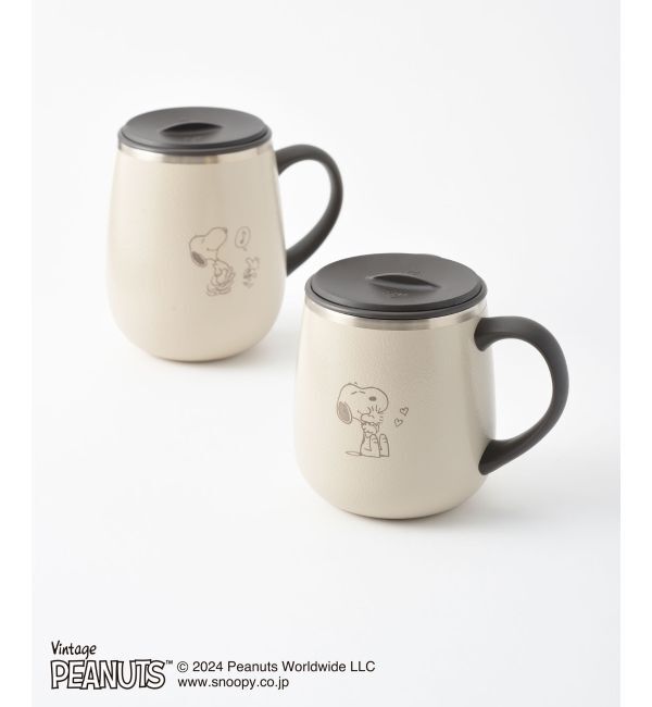 BRUNO「PEANUTS 蓋つきステンレスマグ tall」|グラス・マグカップ|