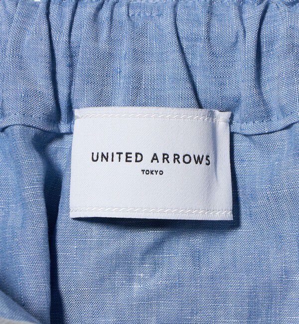 UNITED ARROWS「リネン パッチポケット イージーパンツ ‐ウォッシャブル‐」|チノ|