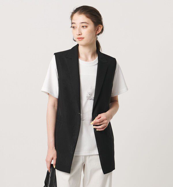 UNITED ARROWS「シアー ミドル ベスト ‐ウォッシャブル‐」|ベスト・ジレ|