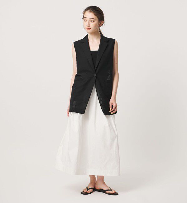 UNITED ARROWS「シアー ミドル ベスト ‐ウォッシャブル‐」|ベスト・ジレ|