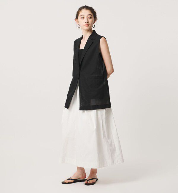 UNITED ARROWS「シアー ミドル ベスト ‐ウォッシャブル‐」|ベスト・ジレ|