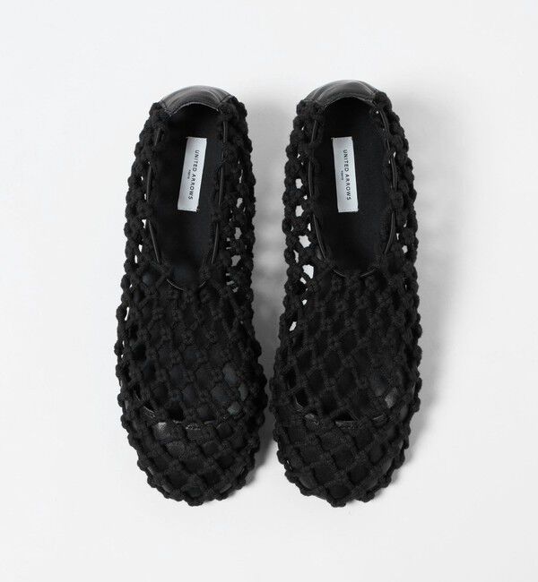 UNITED ARROWS「コード フラットシューズ」|バレエシューズ|