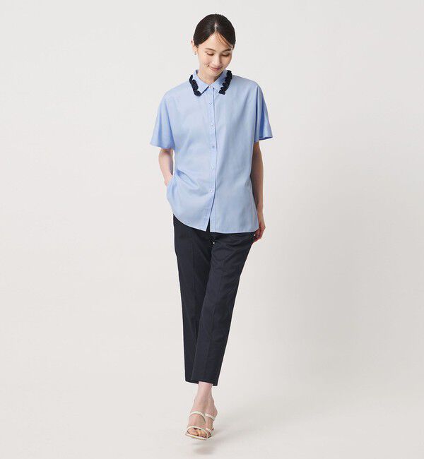 UNITED ARROWS「ミニフリル シャツ」|シャツ・ブラウス|