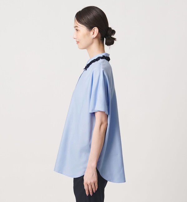 UNITED ARROWS「ミニフリル シャツ」|シャツ・ブラウス|