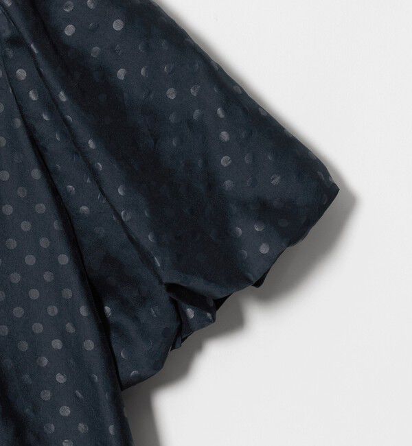 UNITED ARROWS「ドットエンボス ピンタック ブラウス ‐ウォッシャブル‐」|シャツ・ブラウス|