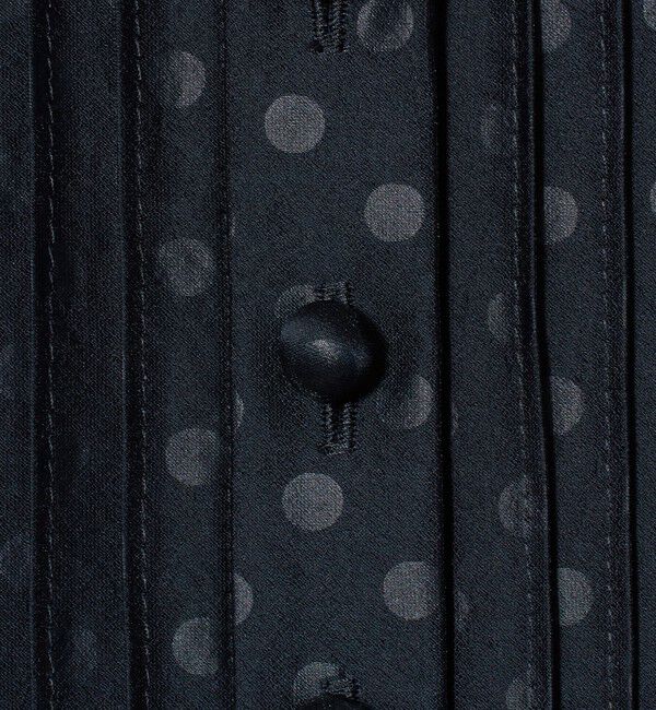 UNITED ARROWS「ドットエンボス ピンタック ブラウス ‐ウォッシャブル‐」|シャツ・ブラウス|
