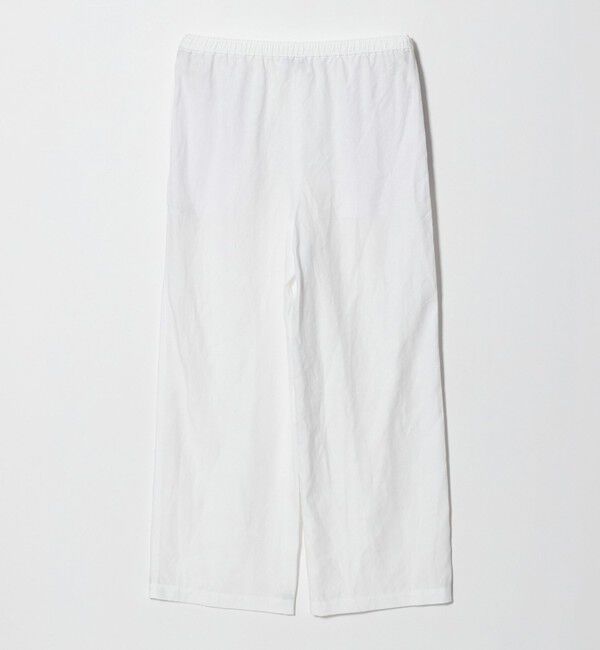 UNITED ARROWS「リネン イージーパンツ WHITE ‐ウォッシャブル‐」|チノ|