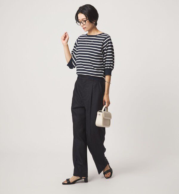 UNITED ARROWS green label relaxing「HIYOKE フォルム スリーブ プルオーバー ニット」|ニット・セーター|