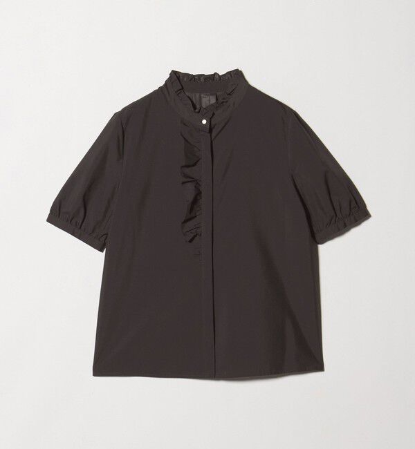UNITED ARROWS green label relaxing「フリル ディテール ショートスリーブ ブラウス」|シャツ・ブラウス|