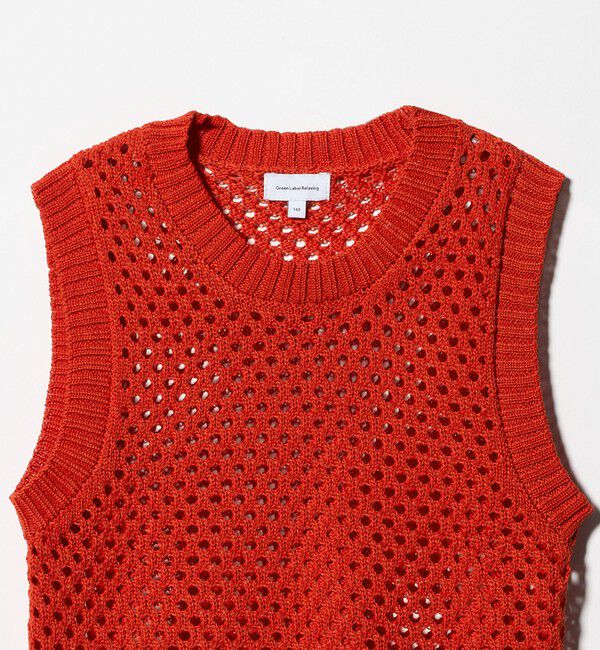 UNITED ARROWS green label relaxing「サマーニットベスト ＋ キャミ セット / キッズ 140cm-160cm」|ベスト・ジレ|