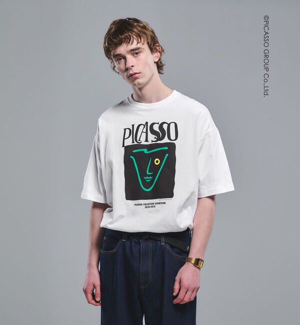UNITED ARROWS green label relaxing「【別注】＜PABLO PICASSO＞インスパイアアート プリント 半袖 Tシャツ カットソー」|Tシャツ・カットソー|その他1