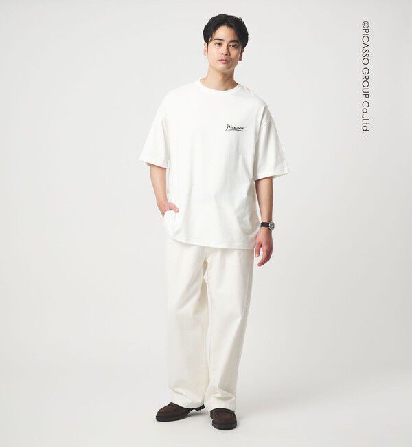 UNITED ARROWS green label relaxing「【別注】＜PABLO PICASSO＞インスパイアアート プリント 半袖 Tシャツ カットソー」|Tシャツ・カットソー|