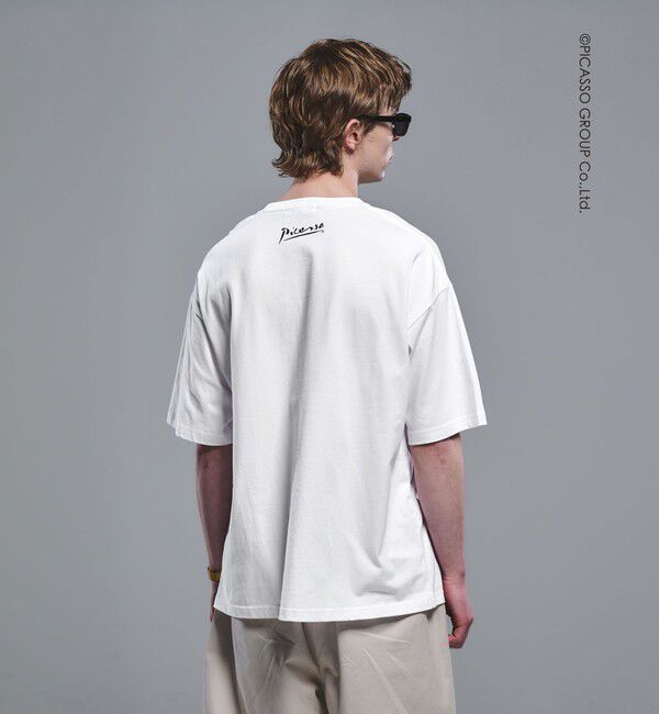 UNITED ARROWS green label relaxing「【別注】＜PABLO PICASSO＞インスパイアアート プリント 半袖 Tシャツ カットソー」|Tシャツ・カットソー|