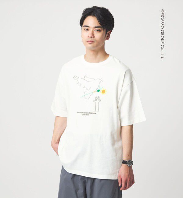 UNITED ARROWS green label relaxing「【別注】＜PABLO PICASSO＞インスパイアアート プリント 半袖 Tシャツ カットソー」|Tシャツ・カットソー|