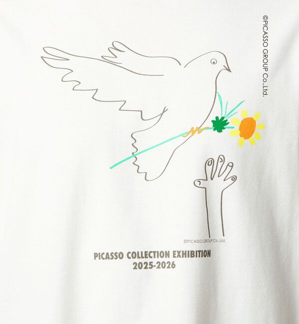 UNITED ARROWS green label relaxing「【別注】＜PABLO PICASSO＞インスパイアアート プリント 半袖 Tシャツ カットソー」|Tシャツ・カットソー|