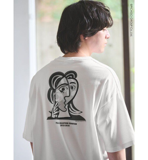 UNITED ARROWS green label relaxing「【別注】＜PABLO PICASSO＞インスパイアアート プリント 半袖 Tシャツ カットソー」|Tシャツ・カットソー|