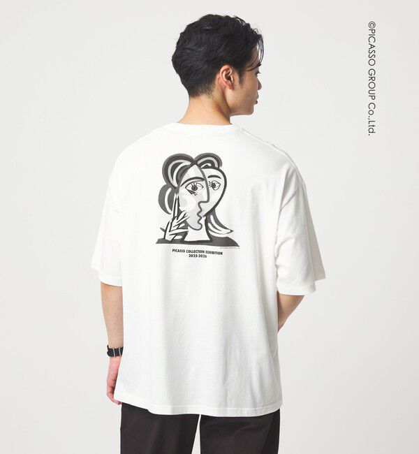 UNITED ARROWS green label relaxing「【別注】＜PABLO PICASSO＞インスパイアアート プリント 半袖 Tシャツ カットソー」|Tシャツ・カットソー|