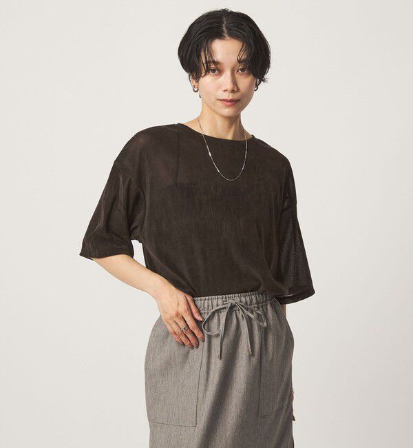 UNITED ARROWS green label relaxing「シアーフロッキー ショートスリーブ Tシャツ」|Tシャツ・カットソー|