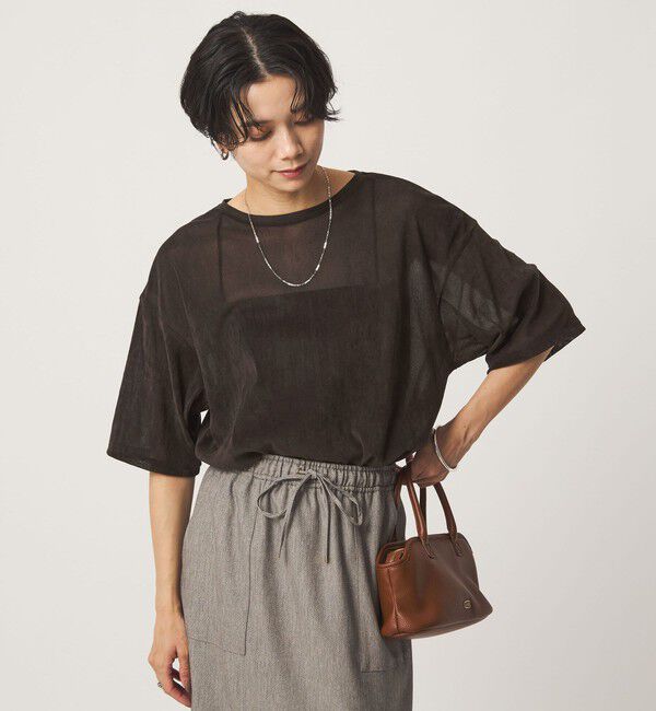 UNITED ARROWS green label relaxing「シアーフロッキー ショートスリーブ Tシャツ」|Tシャツ・カットソー|