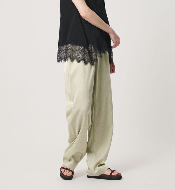 BEAUTY&YOUTH UNITED ARROWS「サテンドロースト ワイドパンツ ウォッシャブル」|その他|