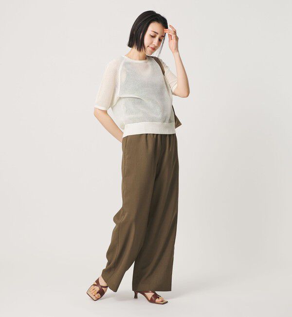 BEAUTY&YOUTH UNITED ARROWS「リネンライク ライトイージーパンツ ウォッシャブル 防シワ」|その他|