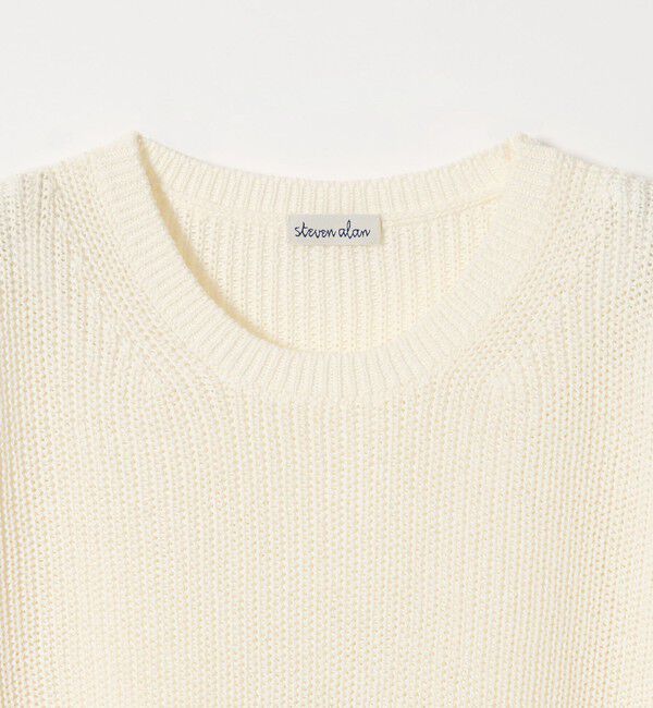 STEVEN ALAN「＜Steven Alan＞コットン リブ プルオーバー ニット」|ニット・セーター|