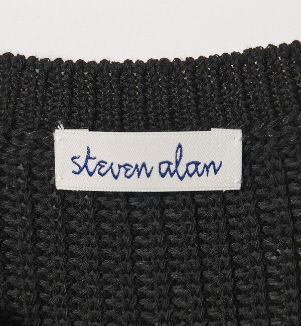STEVEN ALAN「＜Steven Alan＞コットン リブ プルオーバー ニット」|ニット・セーター|