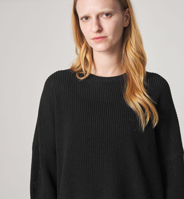STEVEN ALAN「＜Steven Alan＞コットン リブ プルオーバー ニット」|ニット・セーター|