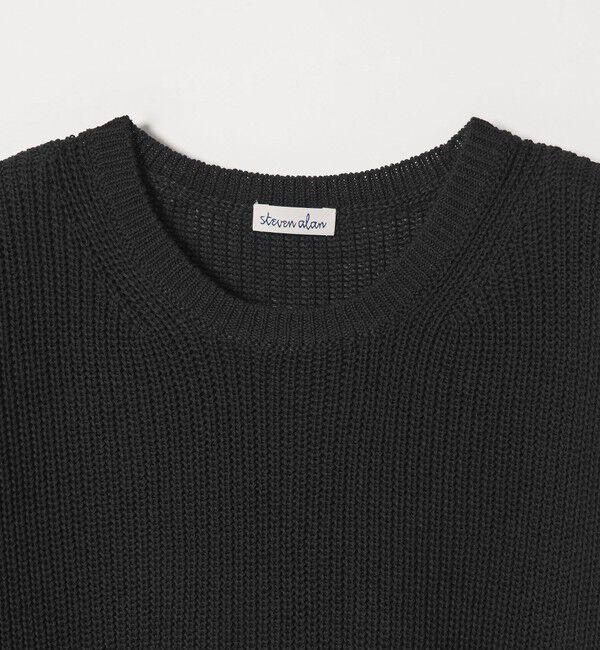 STEVEN ALAN「＜Steven Alan＞コットン リブ プルオーバー ニット」|ニット・セーター|