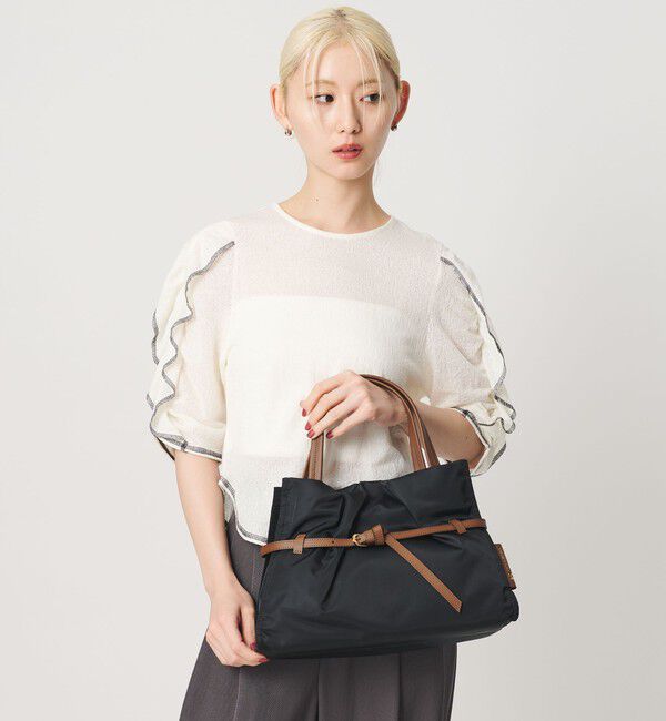 BEAUTY&YOUTH UNITED ARROWS「＜VIOLAd&rsquo;ORO＞BIANCA ナイロン ベルト トートバッグ」|トートバッグ|