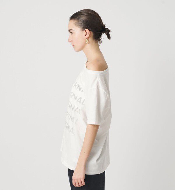 ATTISESSION「＜ATTISESSION＞ビック オフショルダー Tシャツ」|Tシャツ・カットソー|