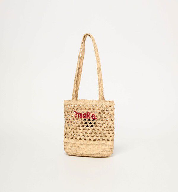 BEAUTY&YOUTH UNITED ARROWS「【別注】＜MIORA＞ラフィア ロゴ トートバッグ」|かごバッグ|