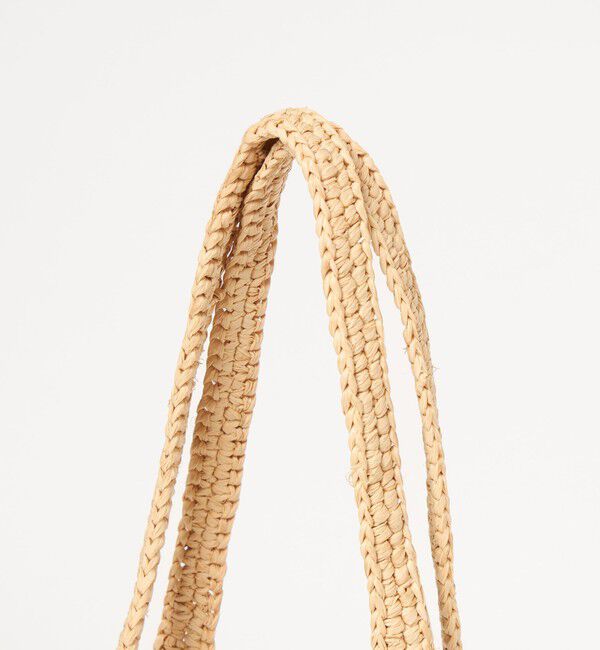 BEAUTY&YOUTH UNITED ARROWS「【別注】＜MIORA＞ラフィア ロゴ トートバッグ」|かごバッグ|