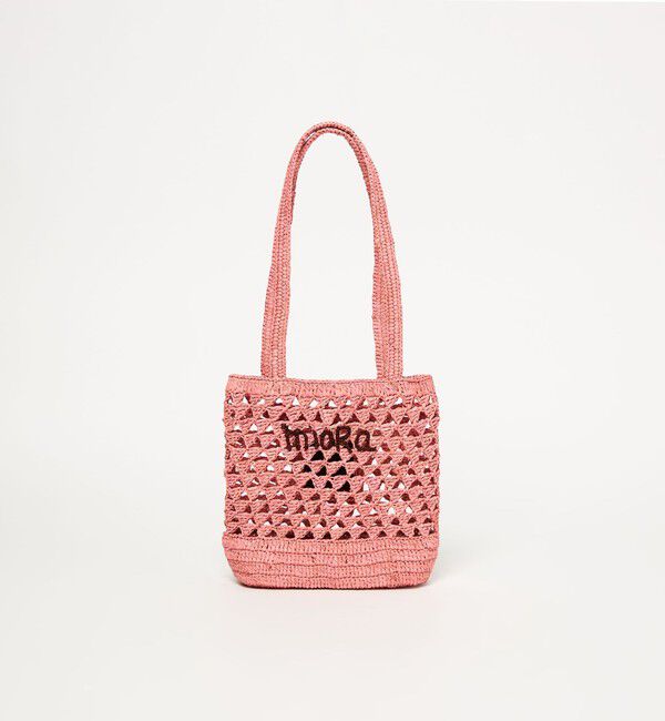 BEAUTY&YOUTH UNITED ARROWS「【別注】＜MIORA＞ラフィア ロゴ トートバッグ」|かごバッグ|