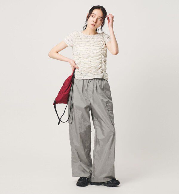 BEAUTY&YOUTH UNITED ARROWS「ナイロン ドローストリング カーゴパンツ」|カーゴ|