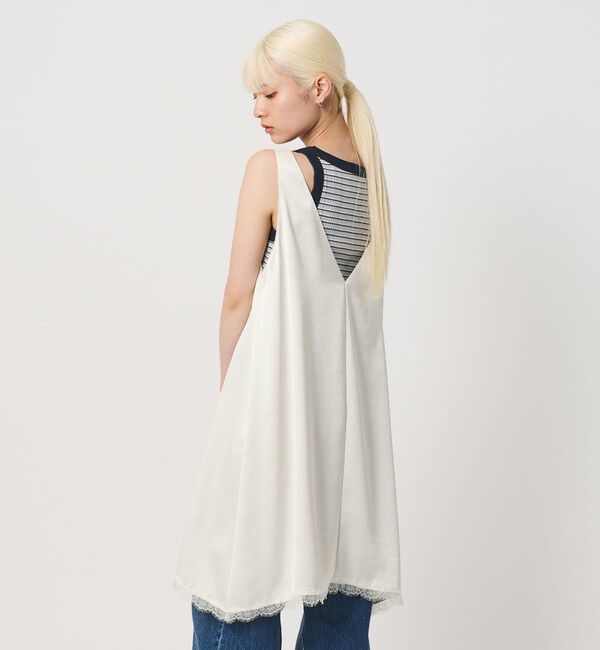 BEAUTY&YOUTH UNITED ARROWS「レース ノースリーブ ミニワンピース ウォッシャブル」|ワンピース|