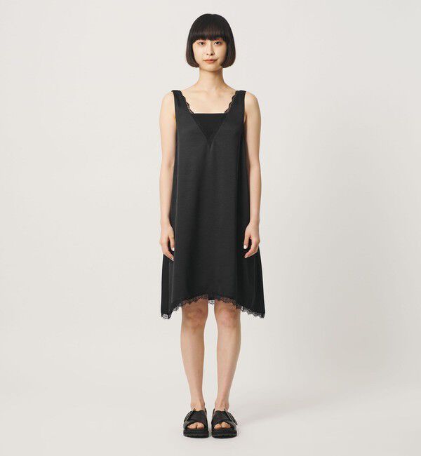 BEAUTY&YOUTH UNITED ARROWS「レース ノースリーブ ミニワンピース ウォッシャブル」|ワンピース|