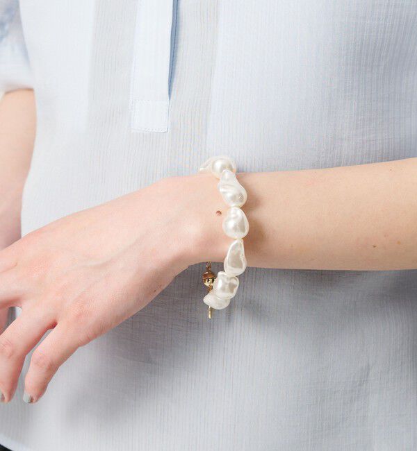 BEAUTY&YOUTH UNITED ARROWS「バロックパールモチーフ ブレスレット」|ブレスレット・バングル|OFF WHITE