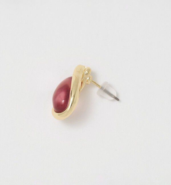 BEAUTY&YOUTH UNITED ARROWS「クリアストーンモチーフ ドロップ ピアス」|ピアス|