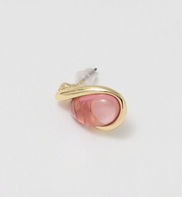 BEAUTY&YOUTH UNITED ARROWS「クリアストーンモチーフ ドロップ ピアス」|ピアス|