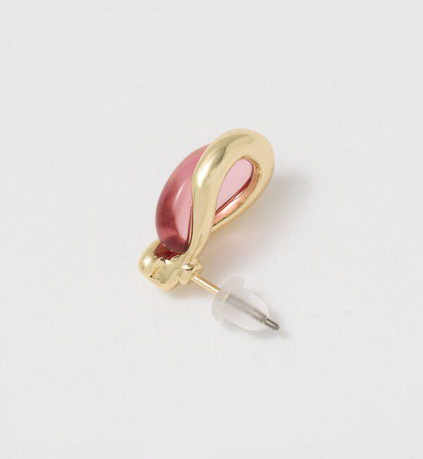 BEAUTY&YOUTH UNITED ARROWS「クリアストーンモチーフ ドロップ ピアス」|ピアス|
