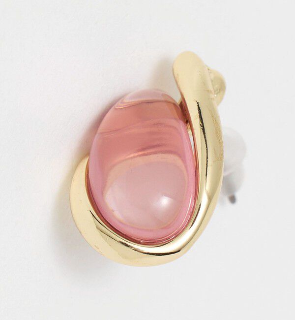 BEAUTY&YOUTH UNITED ARROWS「クリアストーンモチーフ ドロップ ピアス」|ピアス|