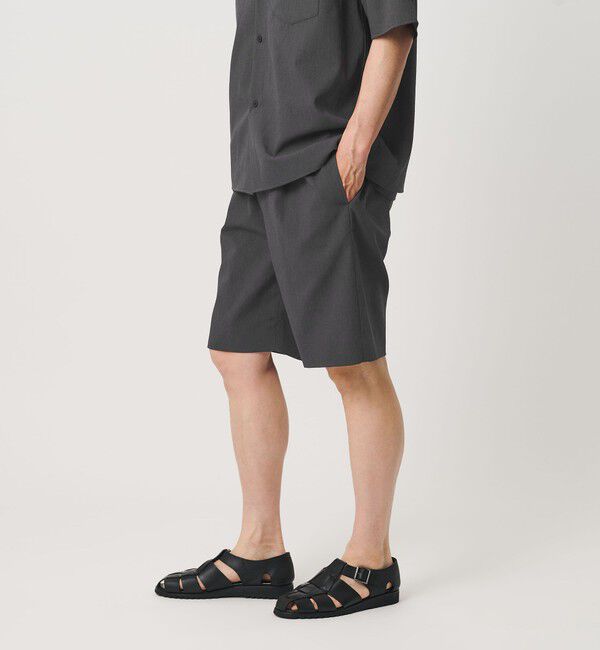 BEAUTY&YOUTH UNITED ARROWS「KOMATSU PACK トロピカル 1プリーツ ショーツ ストレッチ 吸水速乾 UVカット セットアップ対応」|その他|