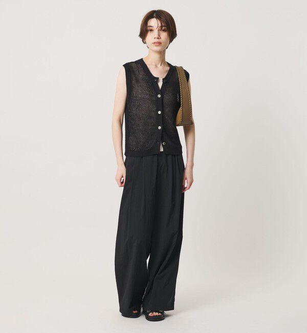 BEAUTY&YOUTH UNITED ARROWS「フロントボタン ノースリーブニット プルオーバー」|ベスト・ジレ|