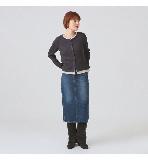 Ray BEAMS 「RIB レイヤード カーディガン」|Tシャツ・カットソー|