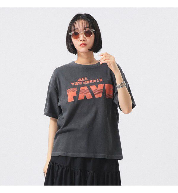 BEAMSBOY「【別注】SCREEN STARS / ロゴ プリント ショートスリーブ」|Tシャツ・カットソー|BLACK