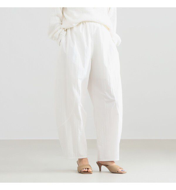 Demi-Luxe BEAMS 「コットン ナイロン カーブパンツ」|チノ|